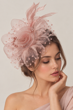 Tulle Flower Fascinator
