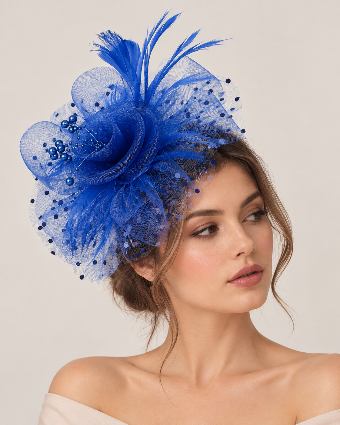 Tulle Flower Fascinator