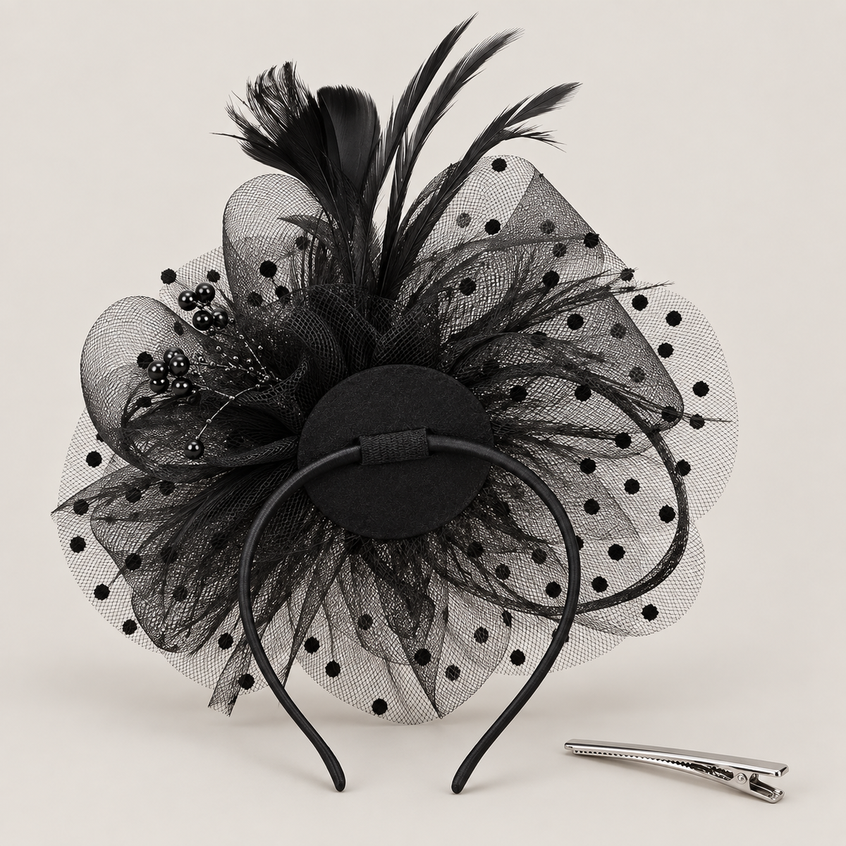 Tulle Flower Fascinator