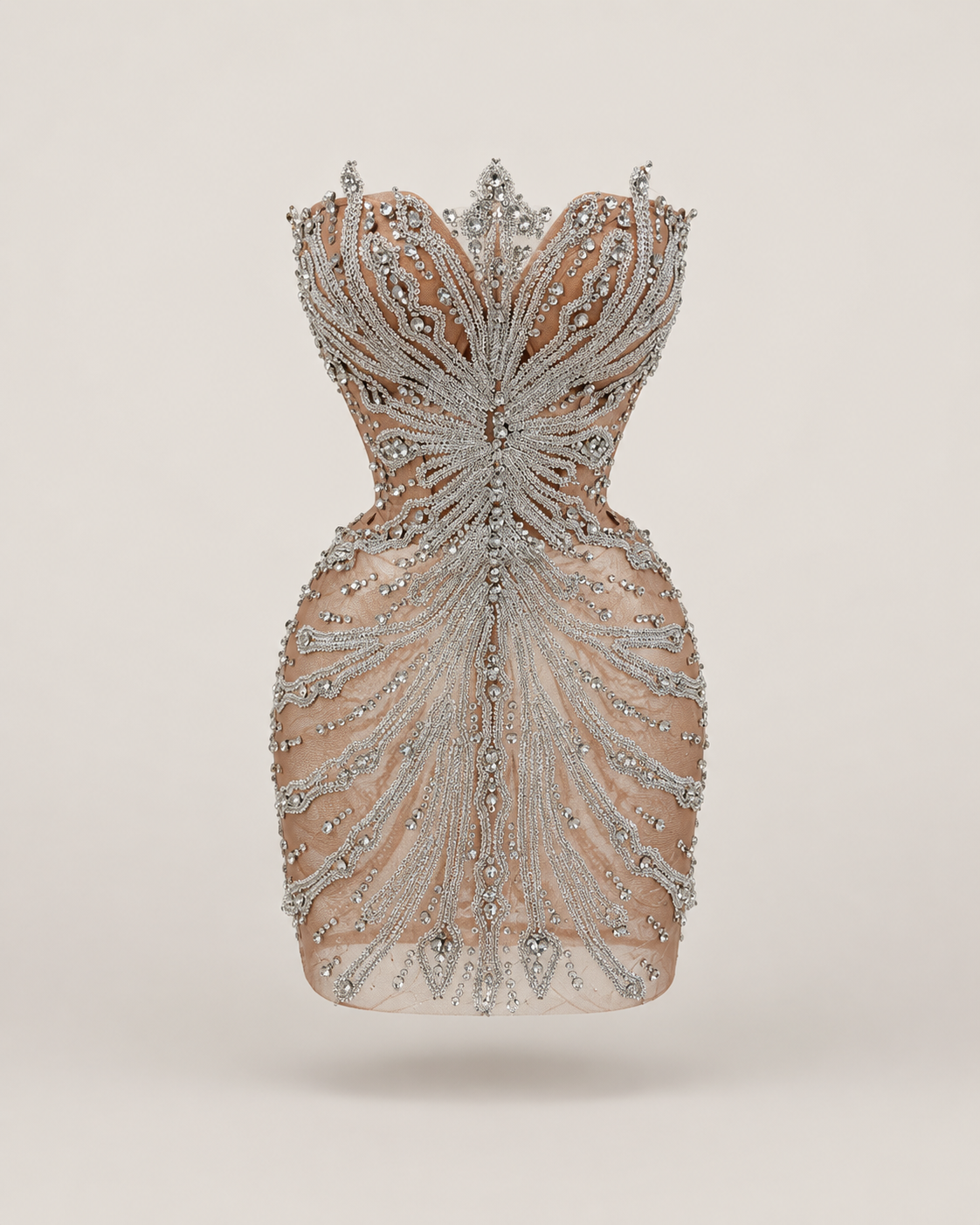 Victoire Crystal Mini Dress