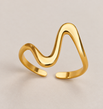 Wave Open Ring