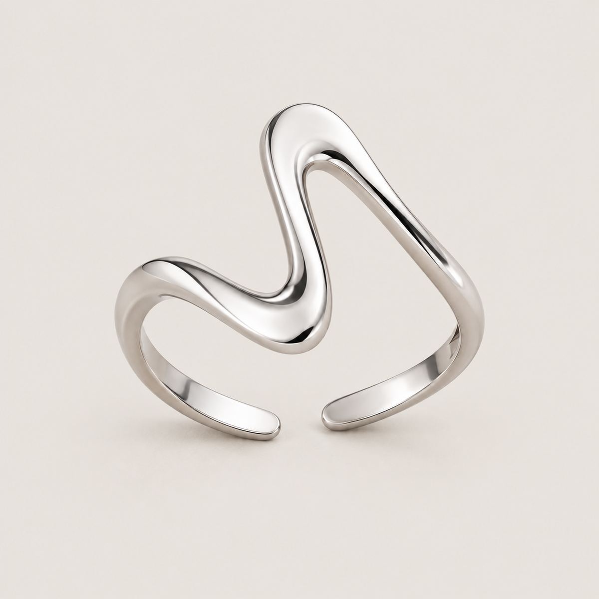 Wave Open Ring