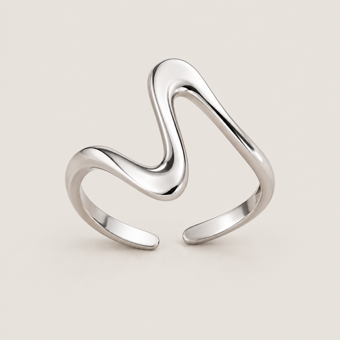 Wave Open Ring