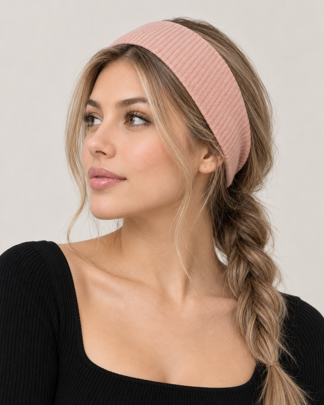 Wide Ribbed Knit Headband