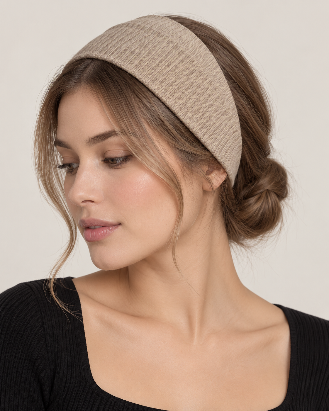 Wide Ribbed Knit Headband