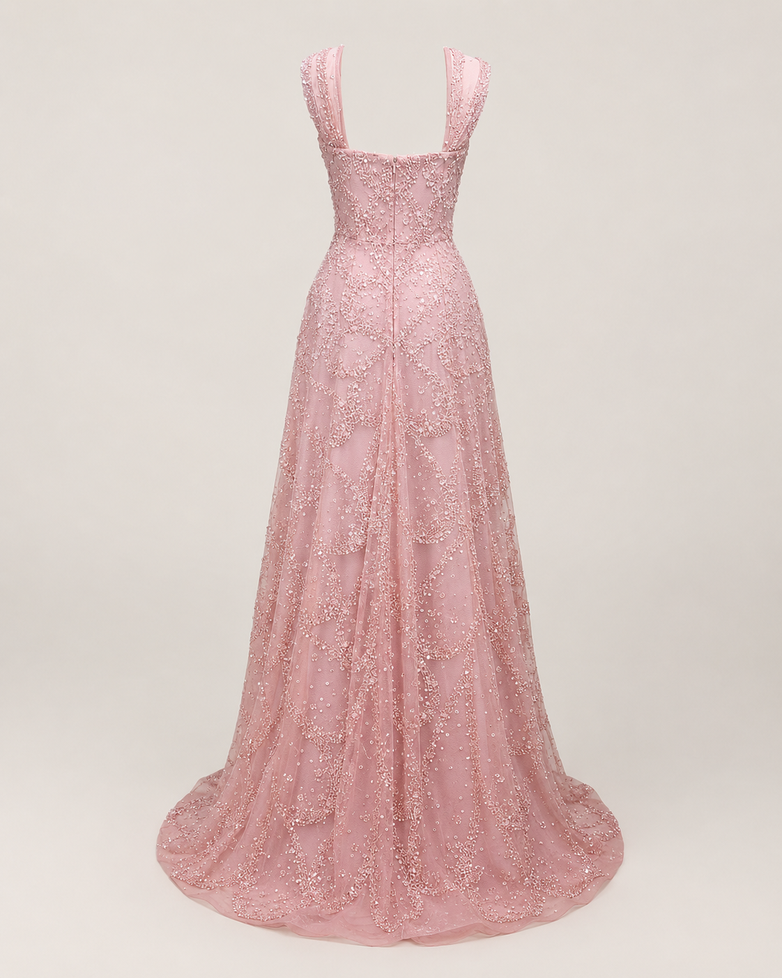Ysée Blush Crystal Ball Gown