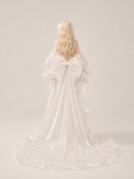Yseult Sage Organza Ruffle Dress