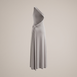 Vesper One-Shoulder Maxi Dress in Gray - back product detail