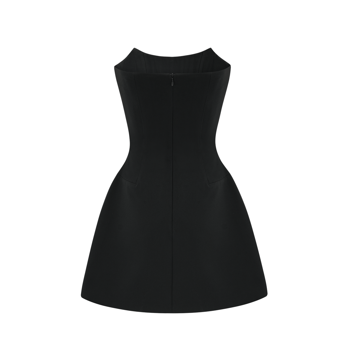 Sabine Black Crystal Mini Dress