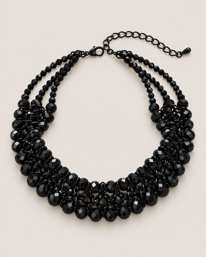 Woven Glass Bead Collar