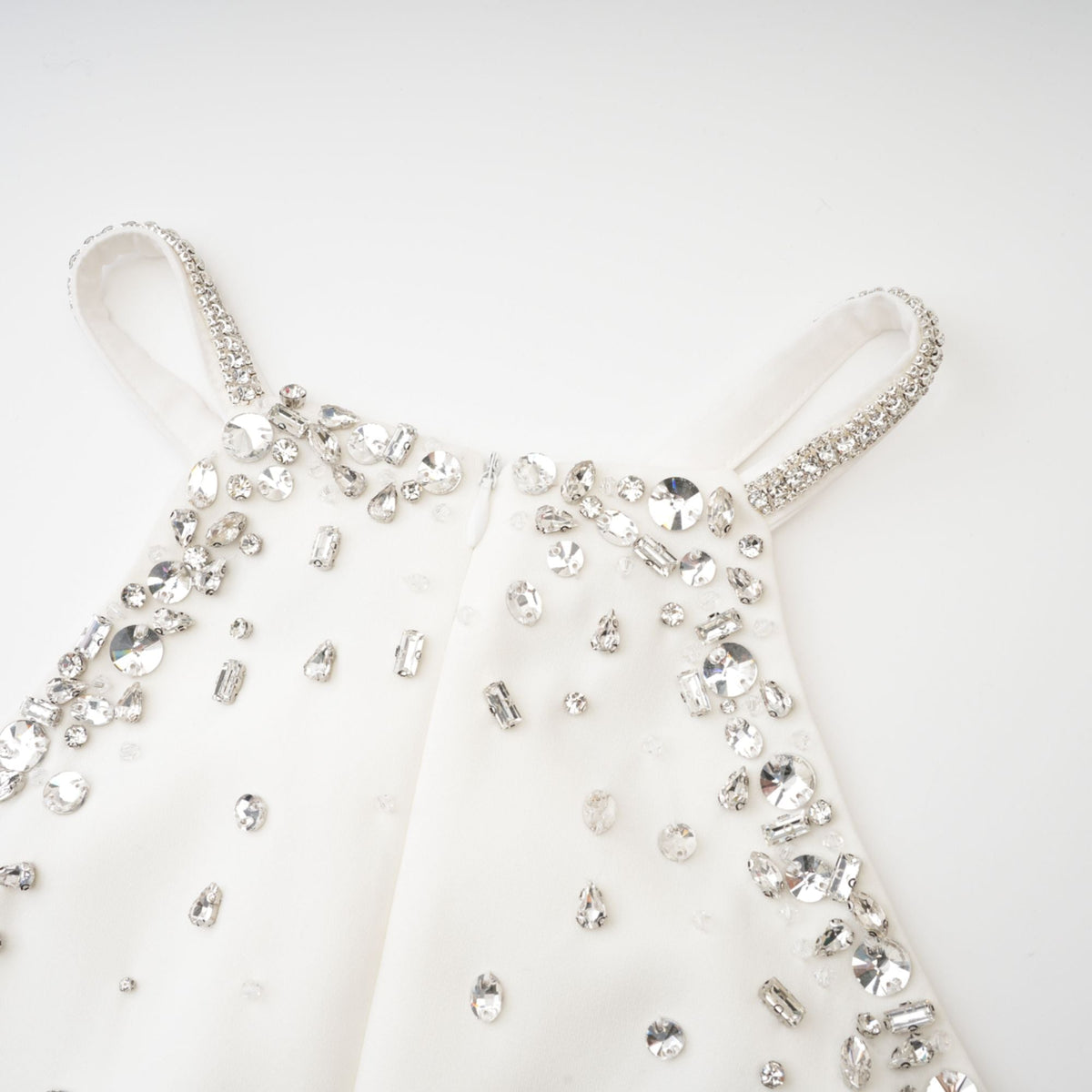 Sabine Black Crystal A-Line Dress
