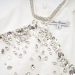 Sabine Black Crystal A-Line Dress
