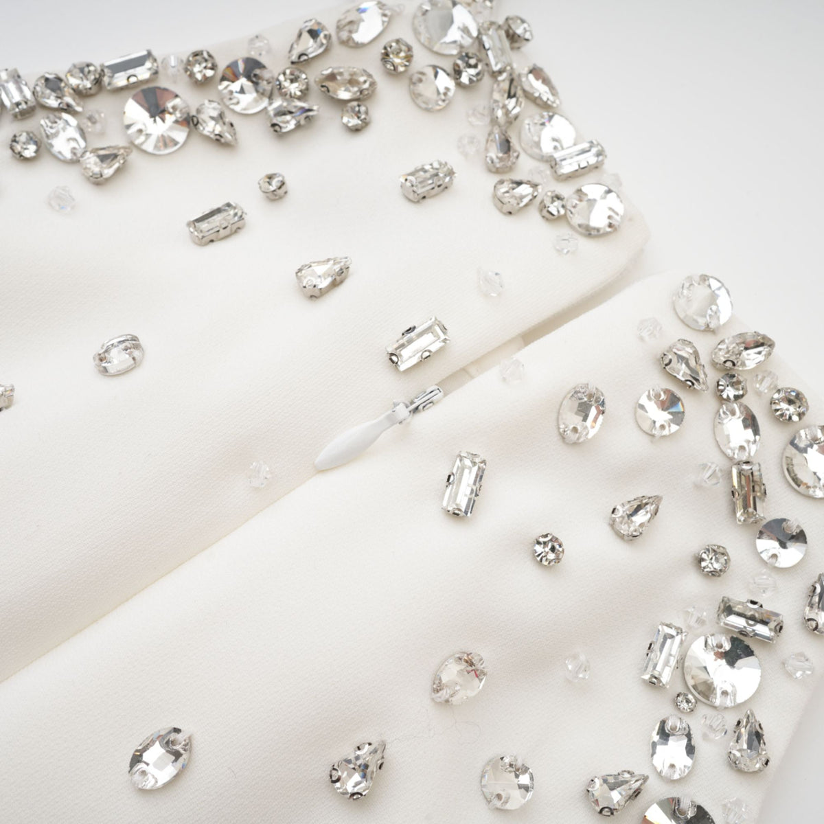 Sabine Black Crystal A-Line Dress