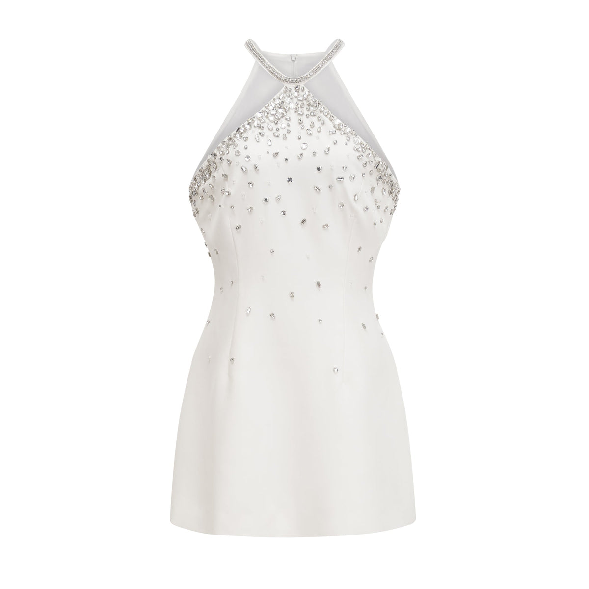 Sabine Black Crystal A-Line Dress