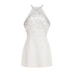 Sabine Black Crystal A-Line Dress