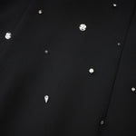 Sabine Black Crystal A-Line Dress