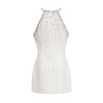 Sabine Black Crystal A-Line Dress